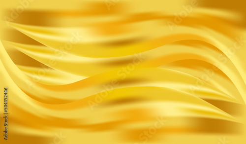 Abstract modern fluid luminous glitter golden yellow waves background. Luxury royal gold backdrop. Geometric modern template. Vector illustration. VIP design. Premium Business Card. Cover. Template.