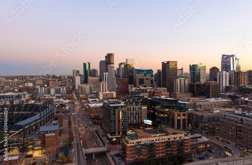 Aerial View of Downtown Denver, Colorado © Jacob