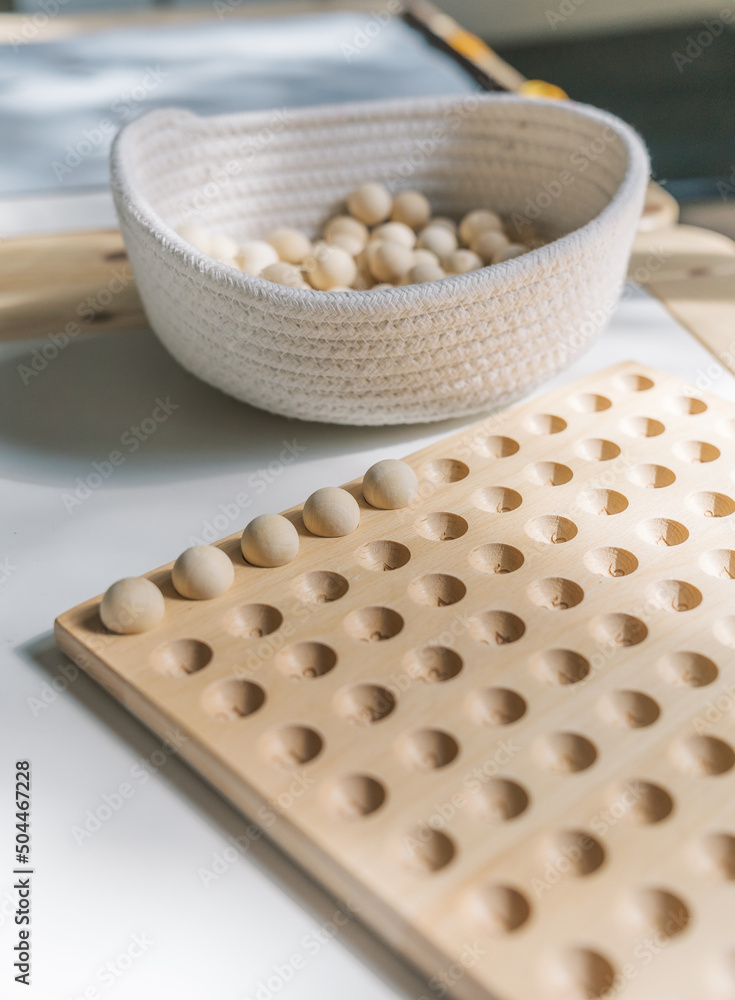 counting education for homeschool preschool math Stock Photo Adobe Stock