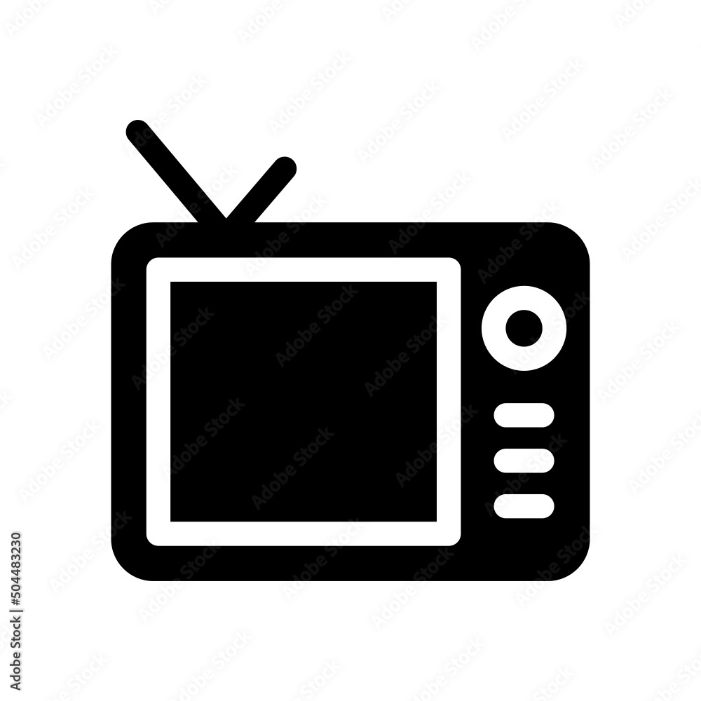 Tv Icon Vector Symbol Design Illustration Tv Icon Vector Symbol Design Illustration