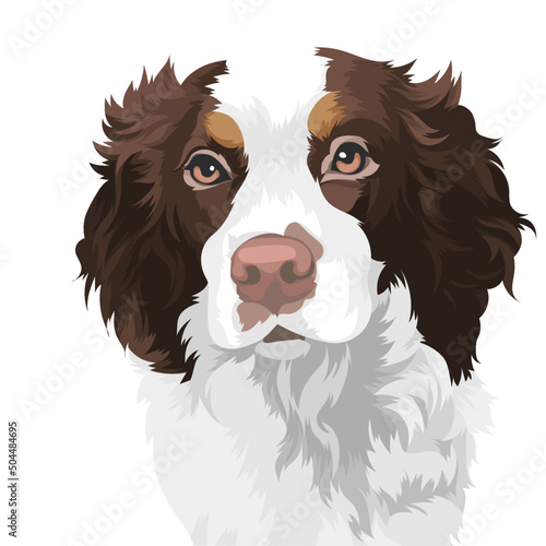 dog with a sign