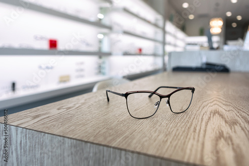 Eyewear: Interior Of Modern Eye Care Business photo