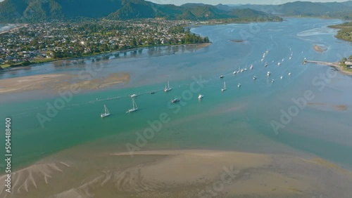 Pauanui and tairua river, coromandel peninsula, New Zealand photo