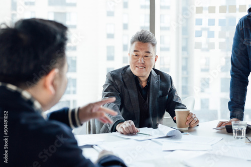 Wallpaper Mural Business people working in office Torontodigital.ca