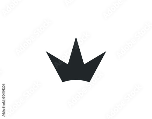 Crown Icon in trendy flat style