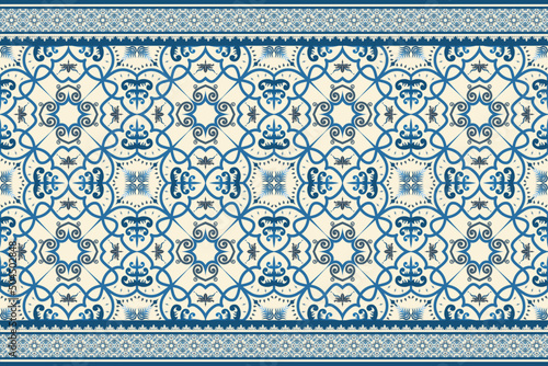 Abstract ethnic geometric pattern design for background and wallpaper. Seamless striped pattern in Aztec style. Folk embroidery.