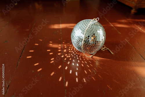 mirror ball in the sun