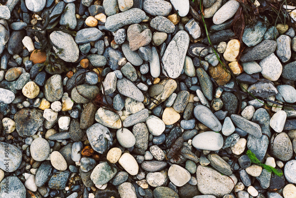 Nature Abstract of Smooth Beach Stones Nature Abstract of Smooth Beach Stones
