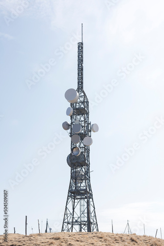 radio and telephone transmitter / receiver antenna photo