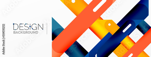 Background overlapping lines. Dynamic lines abstract wallpaper. Straight lines composition vector illustration for wallpaper banner background or landing page