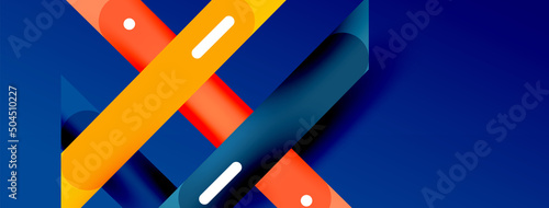 Background overlapping lines. Dynamic lines abstract wallpaper. Straight lines composition vector illustration for wallpaper banner background or landing page
