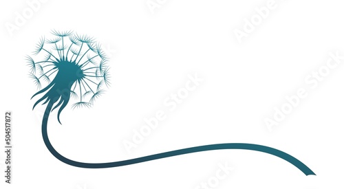 The symbol of field dandelion Flower.