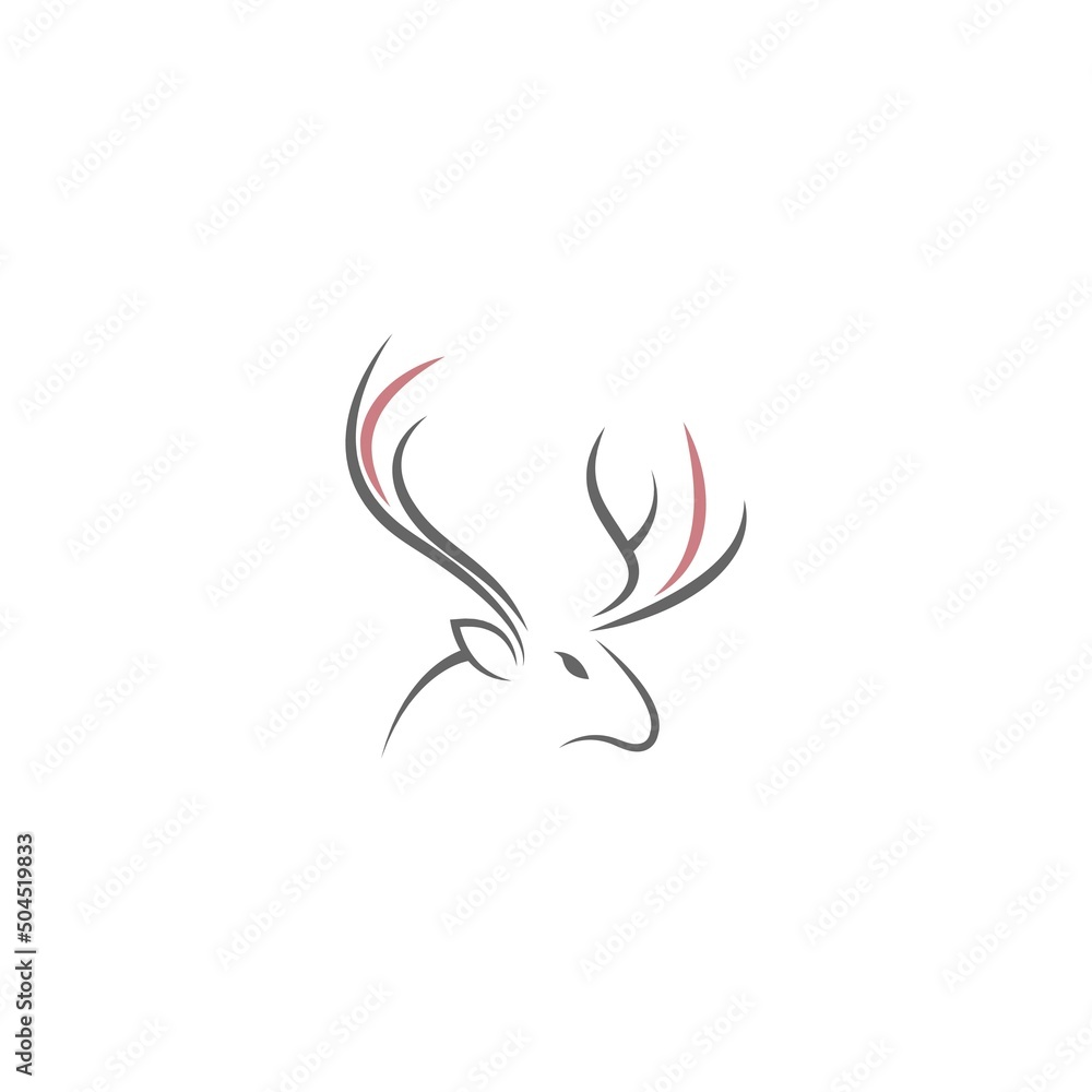 Antler logo icon design illustration Antler logo icon design illustration