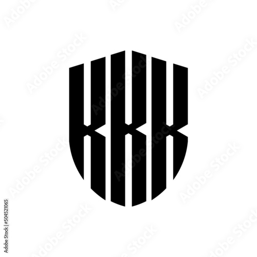 KKK letter logo design. KKK modern letter logo with black background. KKK creative  letter logo. simple and modern letter logo. vector logo modern alphabet font overlap style. Initial letters KKK  photo
