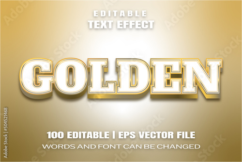text effects Golden