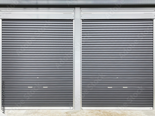 ガレージのシャッターのテクスチャ素材