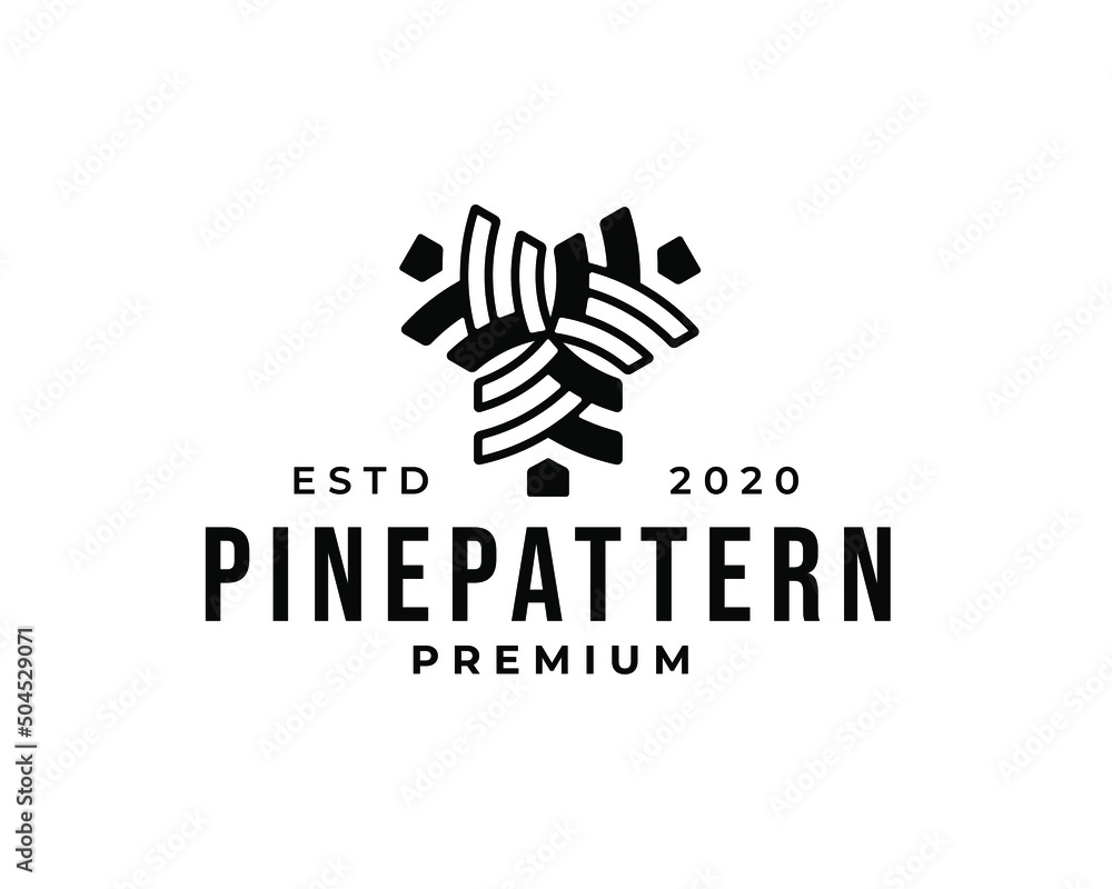 letter Y abstract pine pattern logo vector illustration letter Y abstract pine pattern logo vector illustration