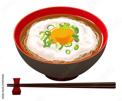 とろろそば