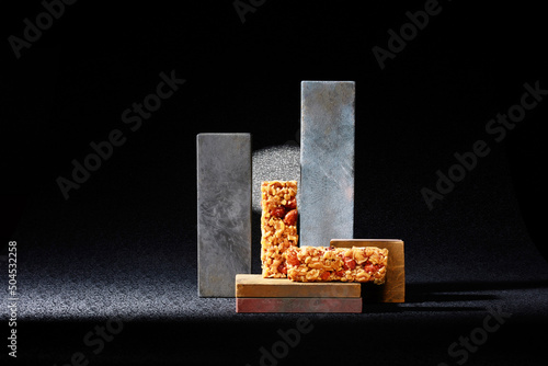 Two Granola Bars Still Life  photo