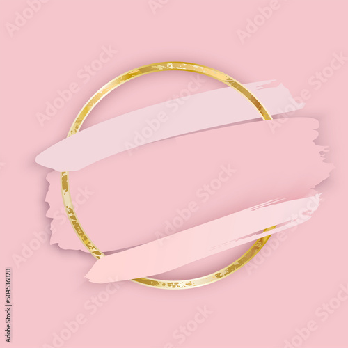 Pink blots on pink background.. Cosmetic, parfume background. Banner for Mother's day, Woman''s day vector illustration