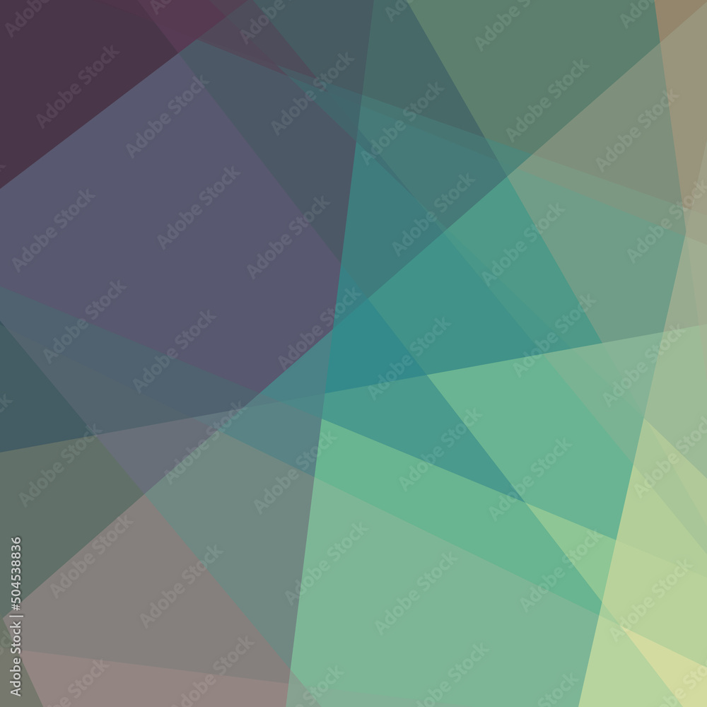 Fototapeta premium Abstract computational color Polygones background illustration