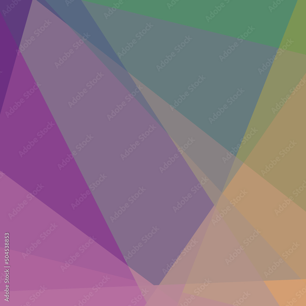 Obraz premium Abstract computational color Polygones background illustration