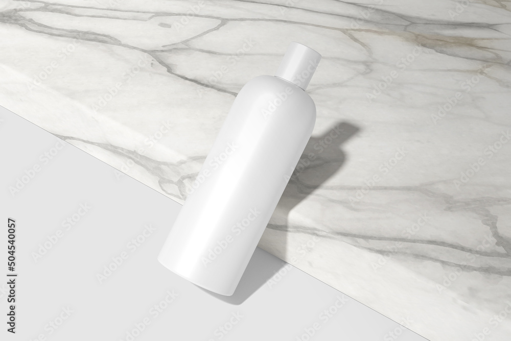 Realistic cosmetic tube mockup blank Realistic cosmetic tube mockup blank