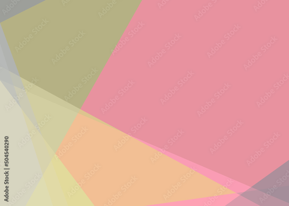 Fototapeta premium Abstract computational color Polygones background illustration