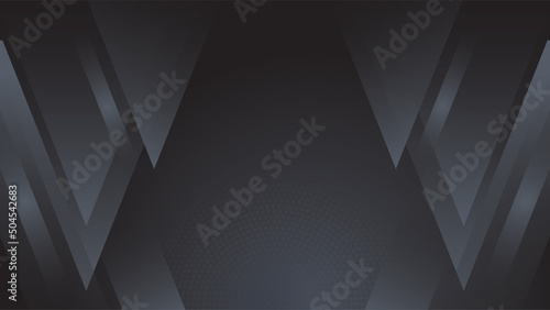 Realistic Abstract metalic dark grey design background