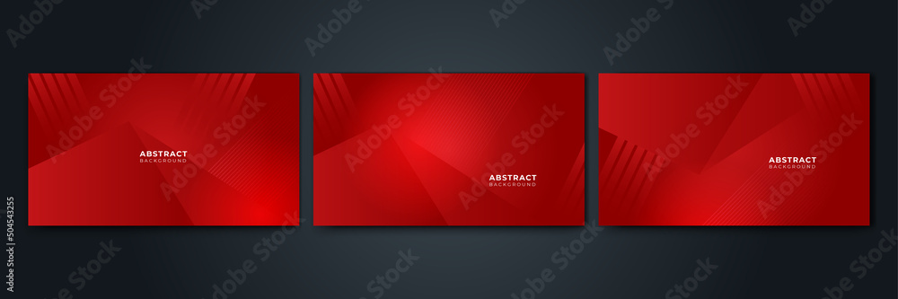 Abstract background of curved surfaces and halftone dots in red colors Abstract background of curved surfaces and halftone dots in red colors