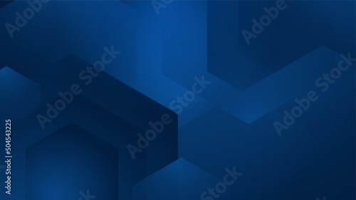 Fototapeta Naklejka Na Ścianę i Meble -  3D abstract dark blue background with dots pattern vector design, technology theme, dimensional dotted flow in perspective, big data, nanotechnology