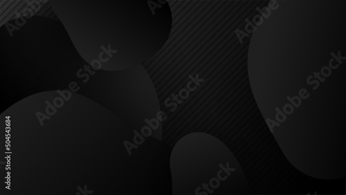 Smooth elegant black satin texture abstract background. Luxurious background design