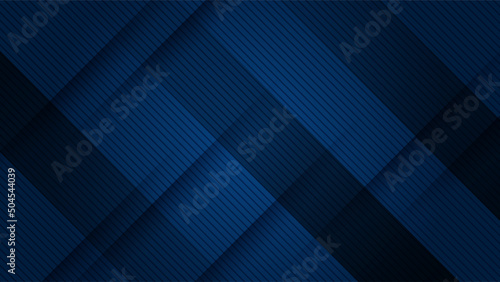 3D abstract dark blue background with dots pattern vector design, technology theme, dimensional dotted flow in perspective, big data, nanotechnology