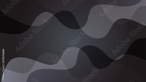 Abstract black colorful geometric light triangle line shape with futuristic concept presentation background