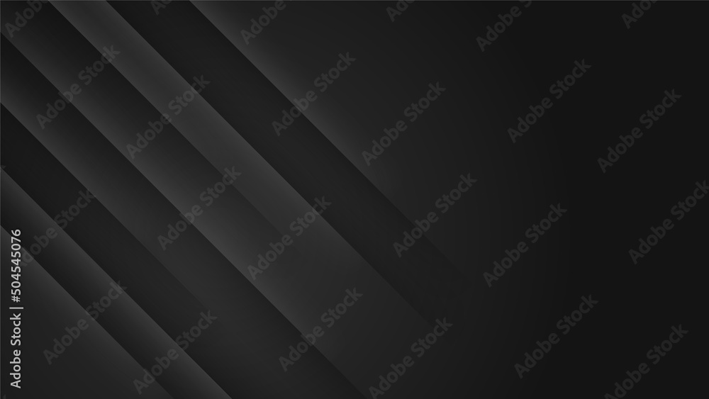 Dark black colorful abstract background geometry shine and layer element vector for presentation design. Suit for business, corporate, institution, party, festive, seminar, and talks.