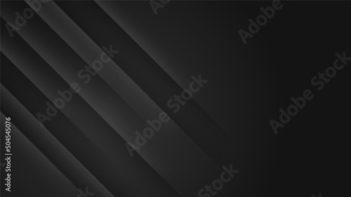Dark black colorful abstract background geometry shine and layer element vector for presentation design. Suit for business, corporate, institution, party, festive, seminar, and talks.
