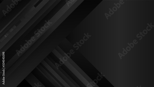 Abstract dark background of waves in shades of black and gray colors.