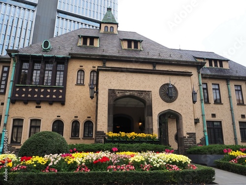 Photography the beautiful classical restaurant in Tokyo, Japan
