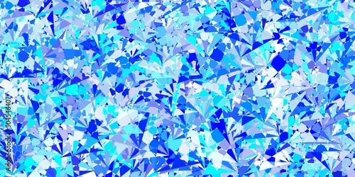 Light BLUE vector layout with triangle forms.