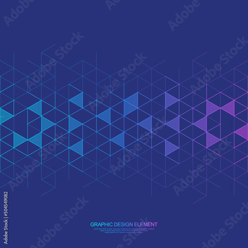 Abstract geometric background with triangle shape pattern