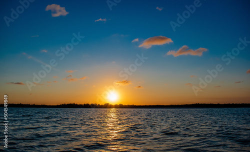 sunset at the sea © Blerck