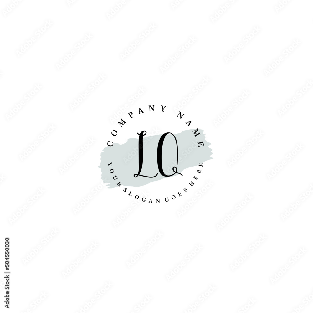 LQ Beauty vector initial logo LQ Beauty vector initial logo