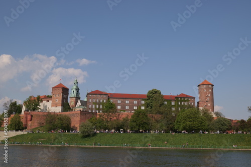 Wawel Castle (architectural complex). In the past it was the residence of the Polish kings. Now - the main tourist attraction, a symbol of Krakow and Poland.