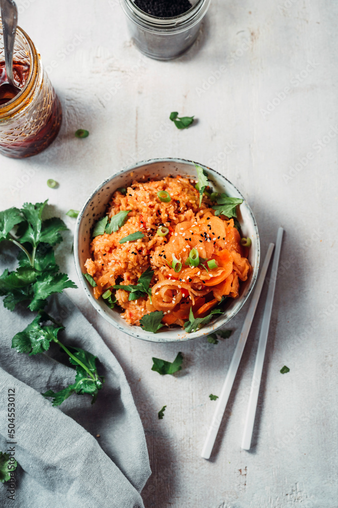 Asian rice Stock Photo | Adobe Stock