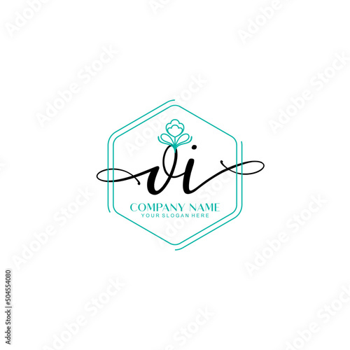 OI signature logo template vector
