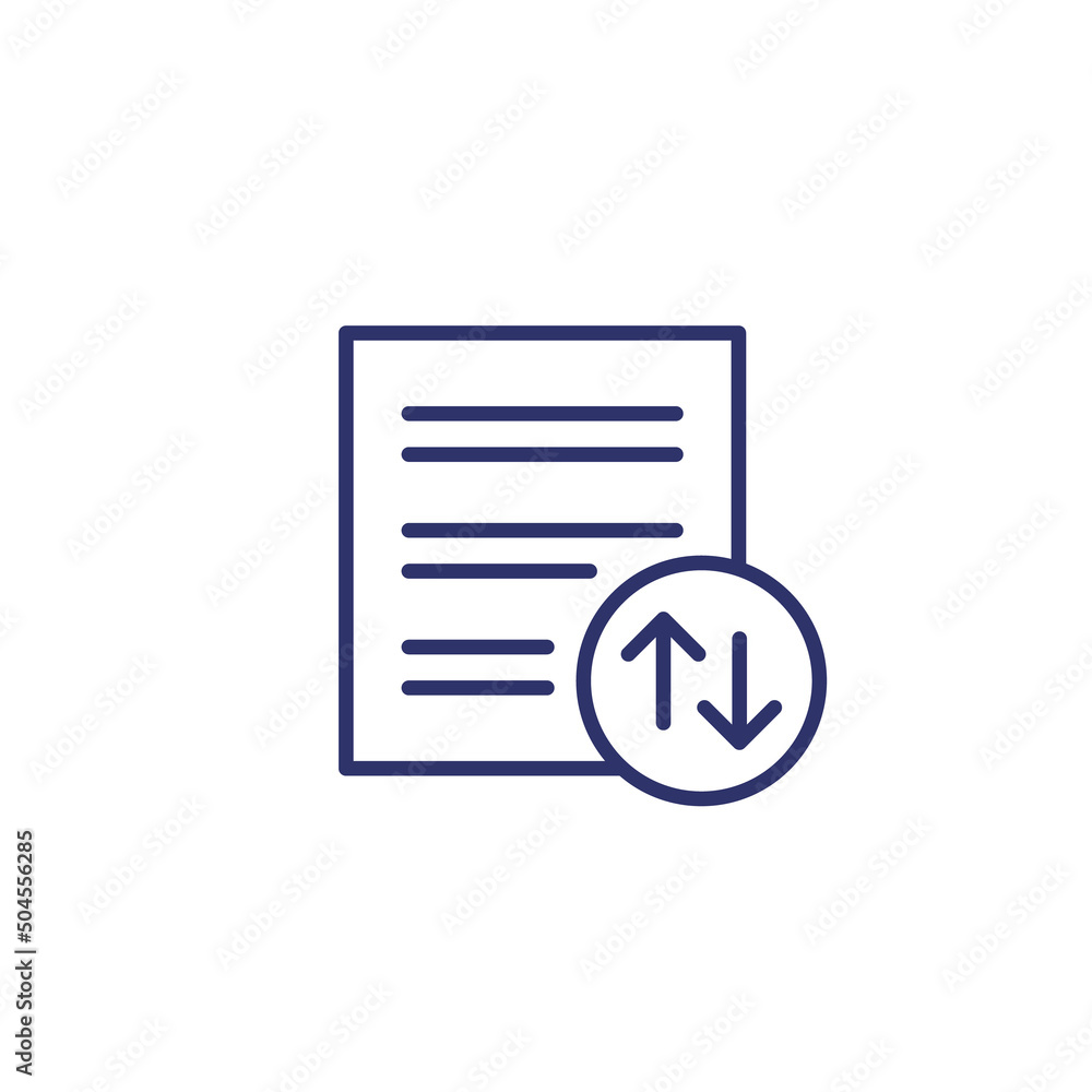 case priority icon on white, line design case priority icon on white, line design