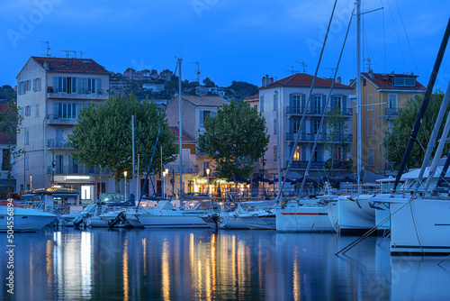 The marina in Golfe Juan Vallauris on the French Riviera