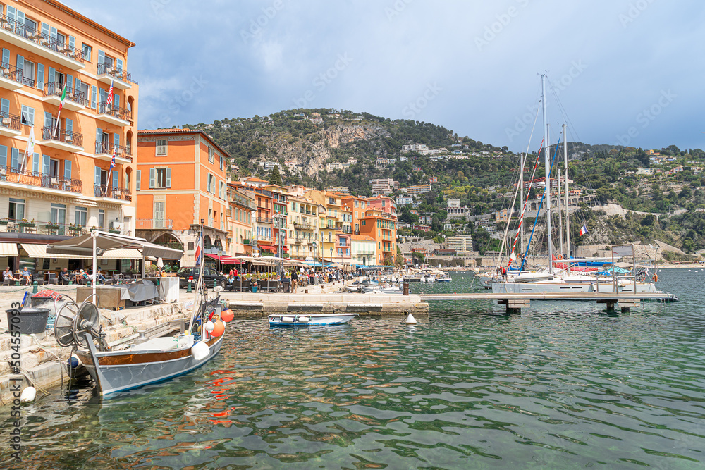 Villefranche sur Mer on the French Riviera 