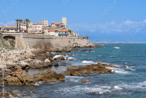 Fototapeta Antibes on the French Riviera on the Cote d'Azur