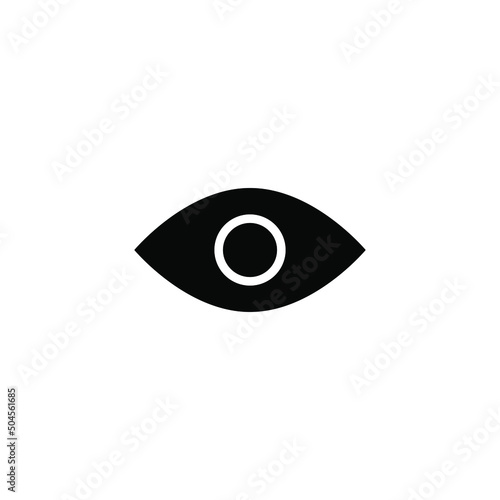 Show password eye icon vector. Eye icon. See sign. Watch symbol